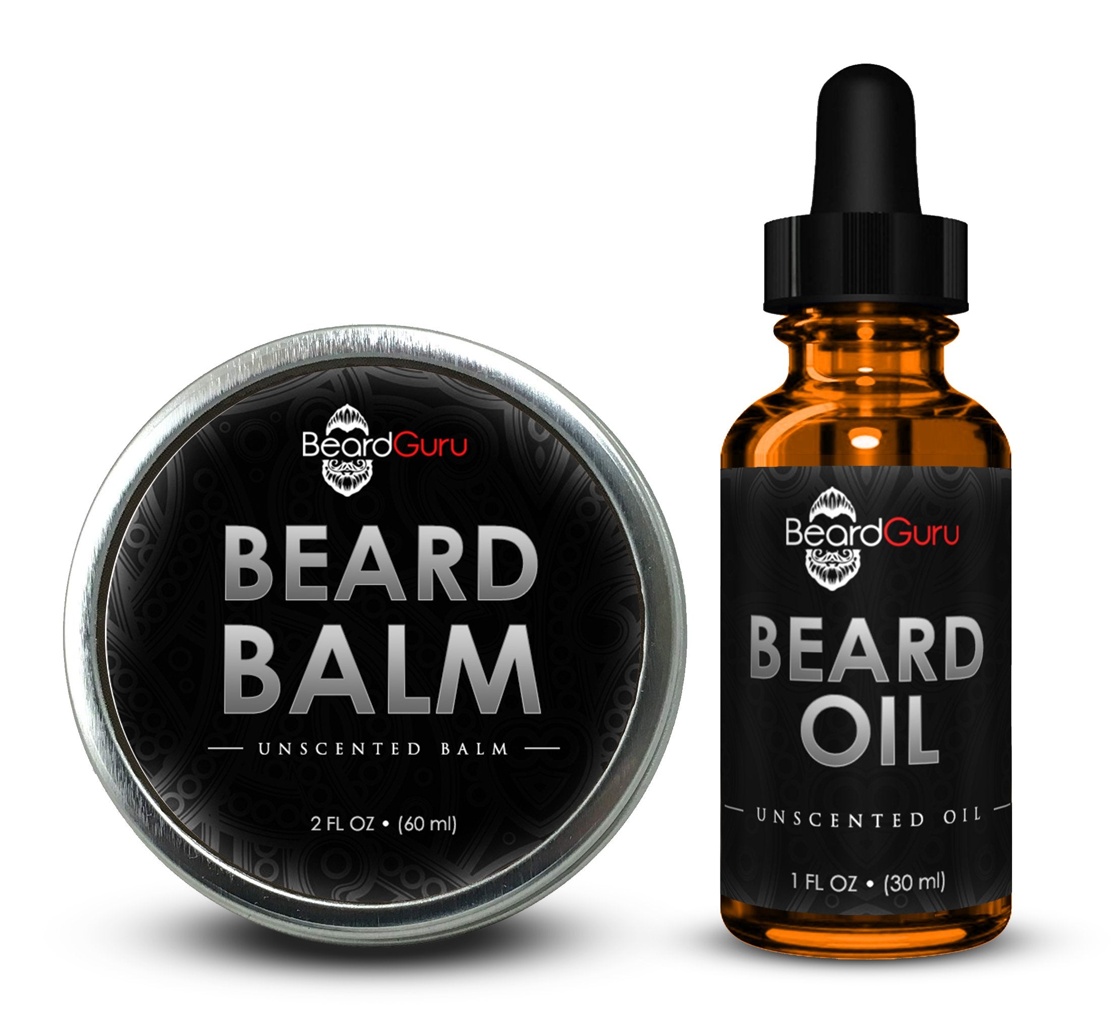 BeardGuru Premium Beard Oil:  Unscented - feelgreat.co